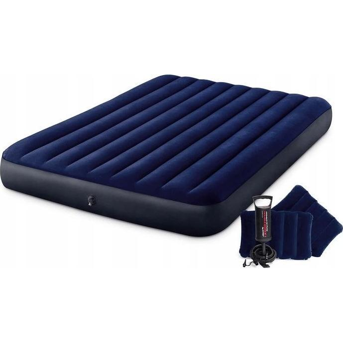 Intex 64765 Dura-Beam Felfújható ágy (H x Sz x Ma) 203 x 152 x 25 cm Kék (64765)