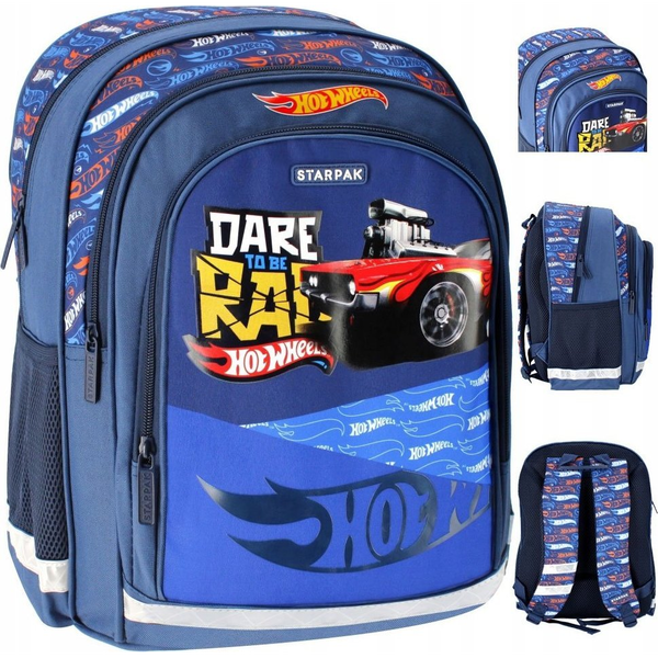 Hot Wheels Ergonomikus Iskolatáska - Dare To Be Rad