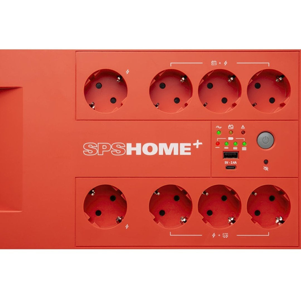 Salicru SPS 850 HOME+ surse neîntreruptibile de curent (UPS) Line-Interactive 0,65 kVA 360 W 8 ieșire(i) AC