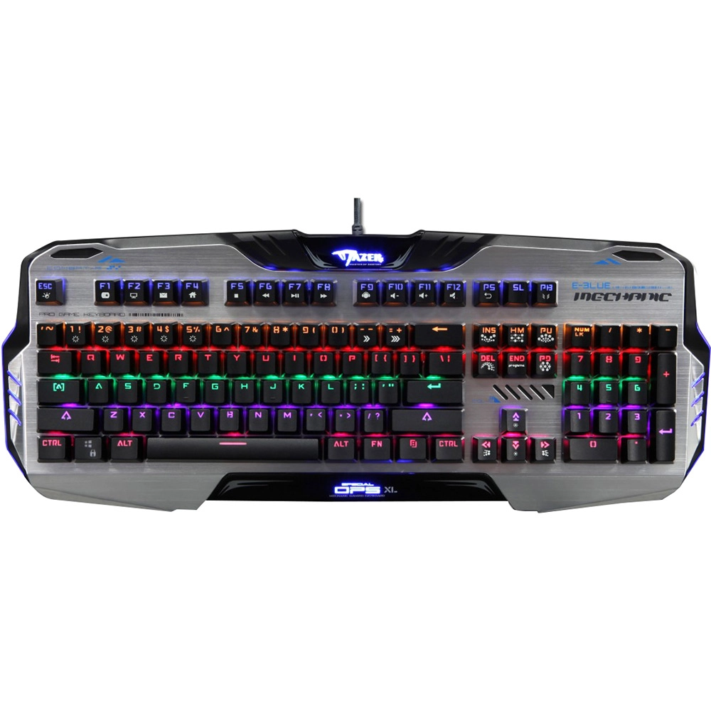 E-Blue Mazer OPS XL EKM729 Vezetékes Gaming Billentyűzet - Angol (US) (EKM729BGUS-IU)