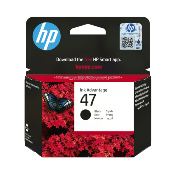 HP 47 eredeti fekete tintapatron 26 ml