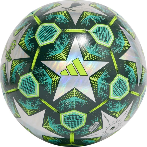 Piłka nożna adidas UCL Training 24/25 Knockout Stages Foil zielono-srebrna JH1280 4