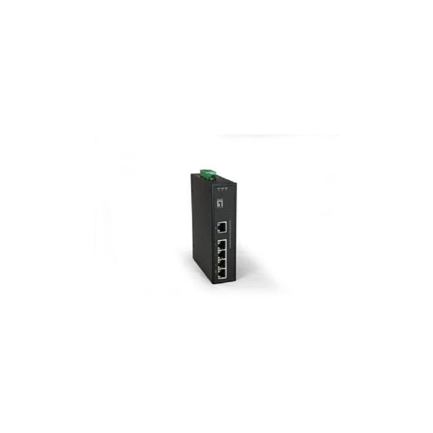 LevelOne IFS-0501 hálózati kapcsoló Beállítást nem igénylő (unmanaged) Fast Ethernet (10/100) Fekete (IFS-0501)
