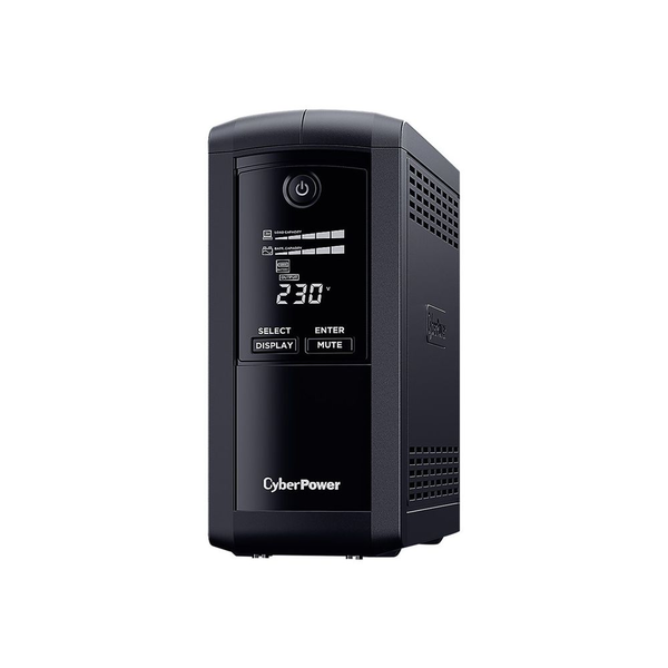 CyberPower VP700EILCD UPS-enhed Interaktivt indgangsstik 0,7 kVA 390 W 6 AC stikkontakt(er)