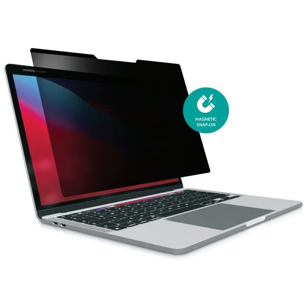 eSTUFF Magnetic Privacy Filter 13 for Apple Macbook Neo 16:10 Supports Touch Screens 33 cm (13") Laptop Rammeløst display privatlivsfilter