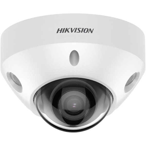 Камера за наблюдение, Hikvision, метал/пластмаса, 25fps, 8MP, черно/бяло