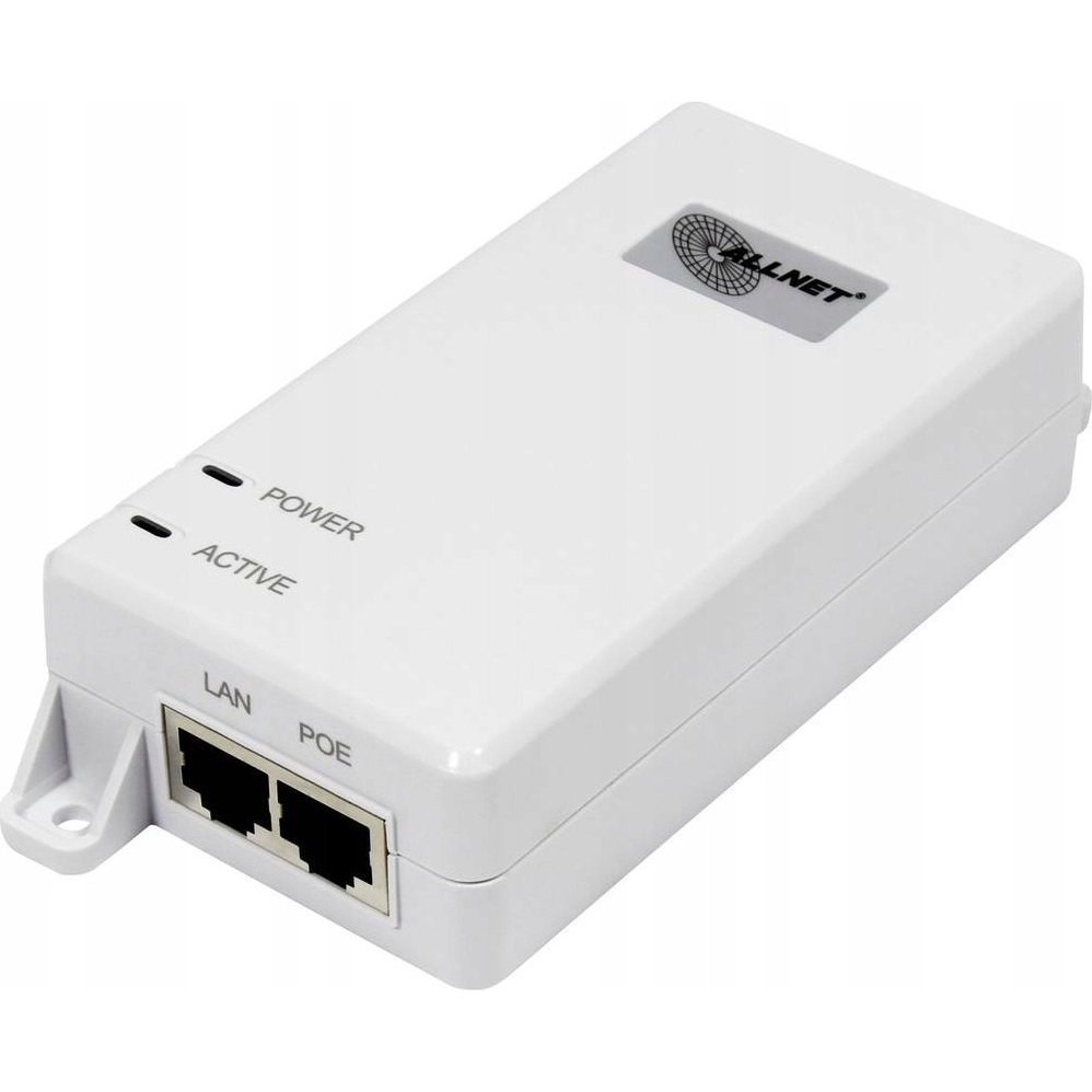 Allnet ALL0488v6 PoE injektor 10 / 100 / 1000 MBit/s IEEE 802.3af (12.95 W), IEEE 802.3at (25.5 W) (ALL0488v6)