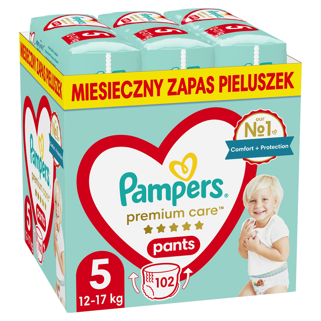Pampers Premium Pants Pelenka 5-ös 12-17kg - 102db