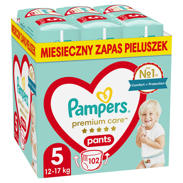 Pampers Premium Pants Pelenka 5-ös 12-17kg - 102db