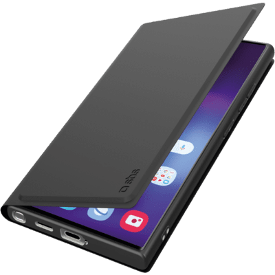 SBS Wallet Stand Samsung Galaxy S25 Ultra Mágneses Flip Tok - Fekete (TEWALSAS25UK)