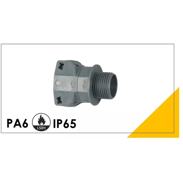 Dławik do peszla ANA-QUICK M16x1,5-NW12 - szary 268.016.0 /1szt./
