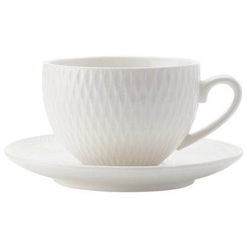 Maxwell &amp; Williams DIAMONDS eszpresszó csészekészlet csészealjjal, 4 db, 90ml (DV0029)