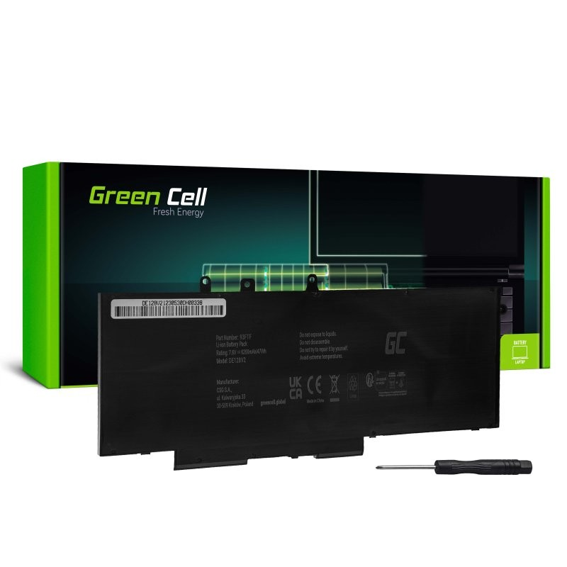 Green Cell Dell Latitude / Precision Notebook akkumulátor (DE128V2)