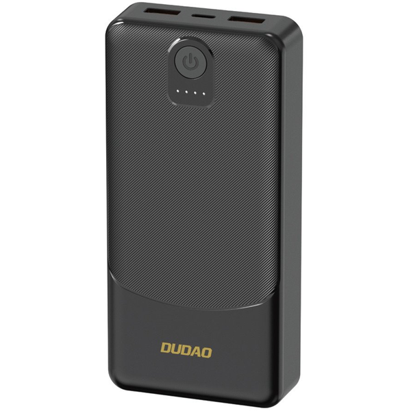 Dudao K10 Powerbank 10000mAh 2.4A 2xUSB-A Fekete