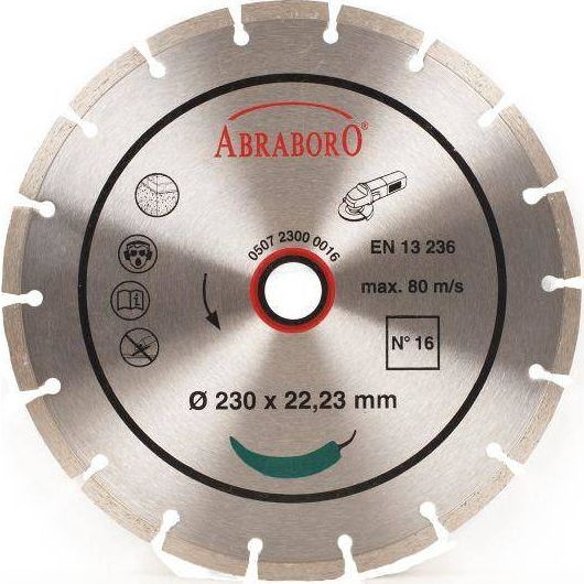 Abraboro Tarcza diamentowa 230 x 22/7 N16 (AB23000016)