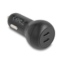 Delock autós töltő 2 x USB Type-C PD 3.0 40 W (64330)