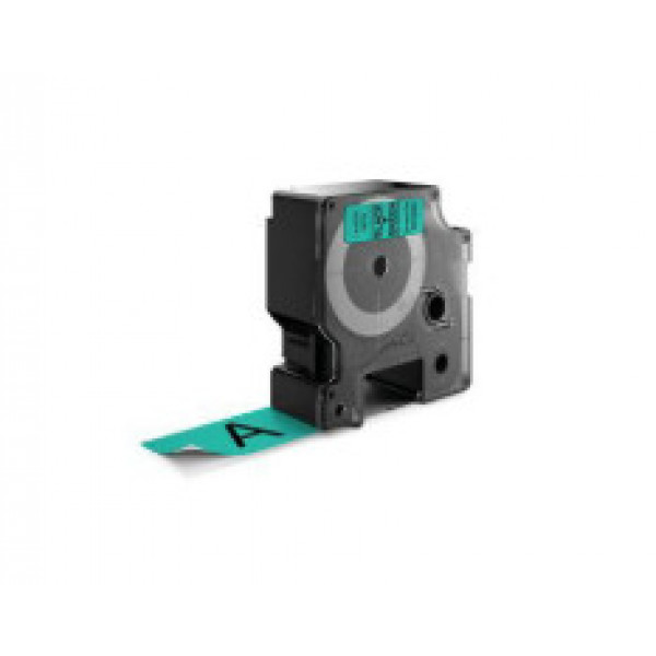 Utángyártott DYMO D1 D53719 24mm x 7m zöld-fekete #S0720990 (D53719FU) (D53719FU)