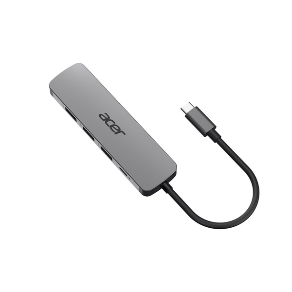 Acer 5in1 Type C Dongle Kábel USB 3.2 Gen 1 (3.1 Gen 1) Type-C Strieborná