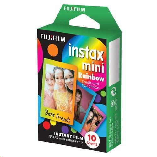 FujiFilm Instax Film Mini Rainbow rámeček (10ks) (4547410225754)
