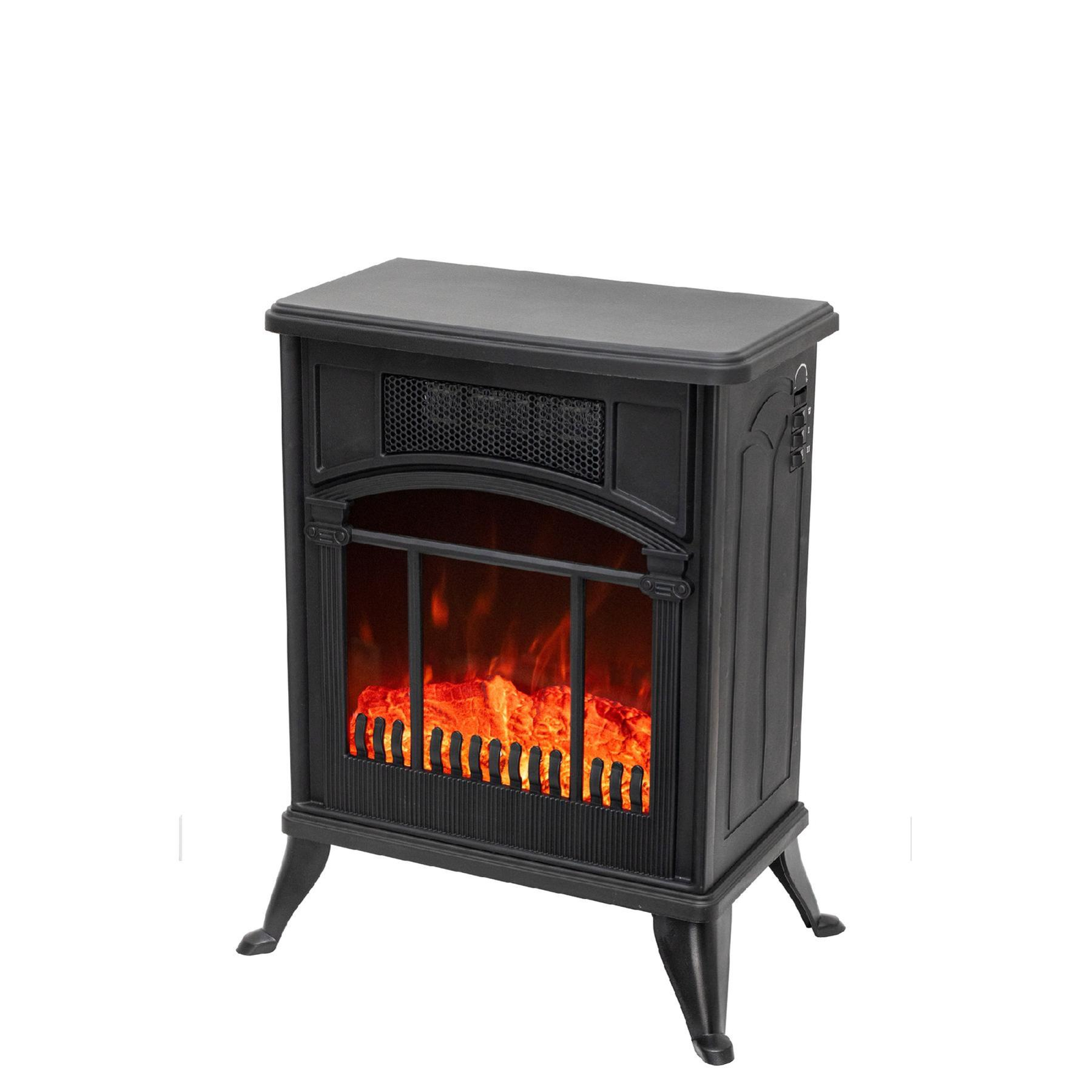 Samostatne stojaci elektrický krb Home FKK12, 1900 W, 2 úrovne