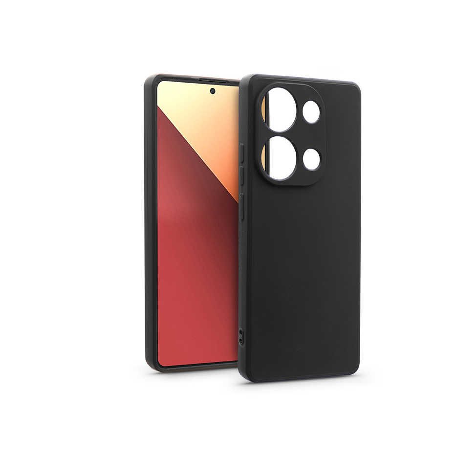 Xiaomi Redmi Note 13 Pro 4G/Poco M6 Pro 4G szilikon hátlap - Soft - fekete (HF282324)