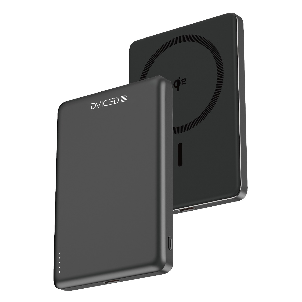 Външна батерия Dviced Ultrathin 5000 mAh, черна