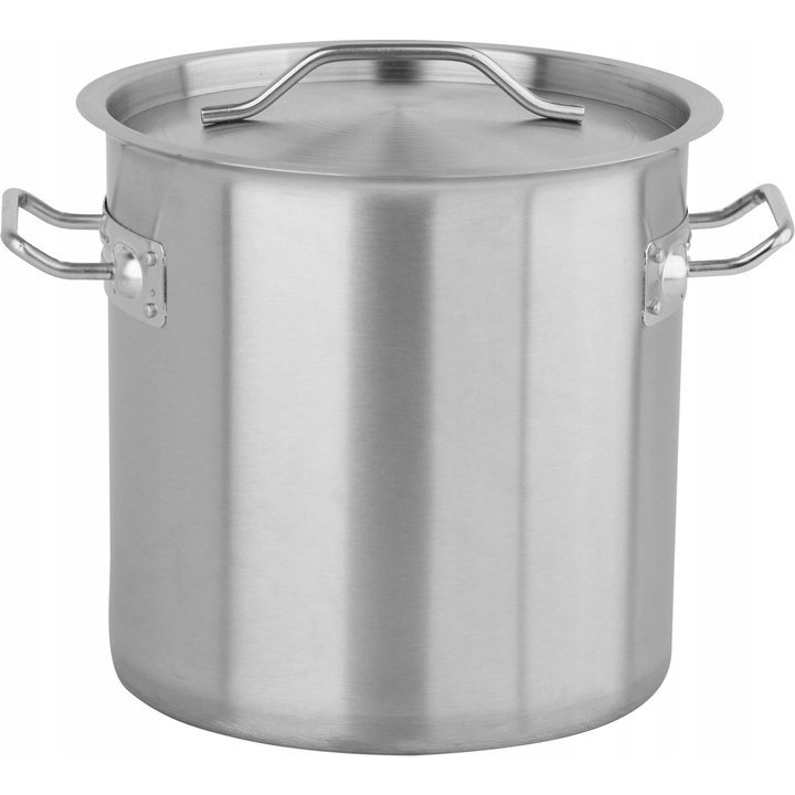 YATO GASTRO Fazék Fedővel 12 Liter 250 x 250 mm Inox