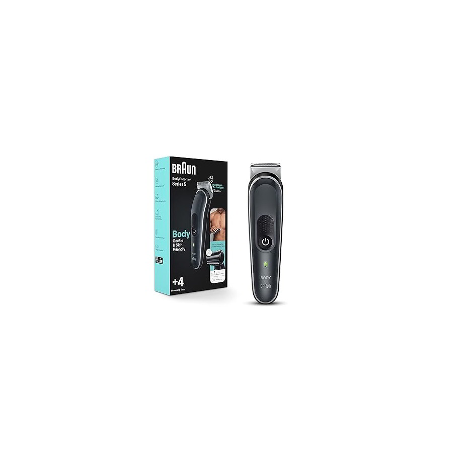 Braun 5 BG5360 Vezeték nélküli Akkus Nedves-Száraz Testszőrnyíró - Fekete (BG5360)