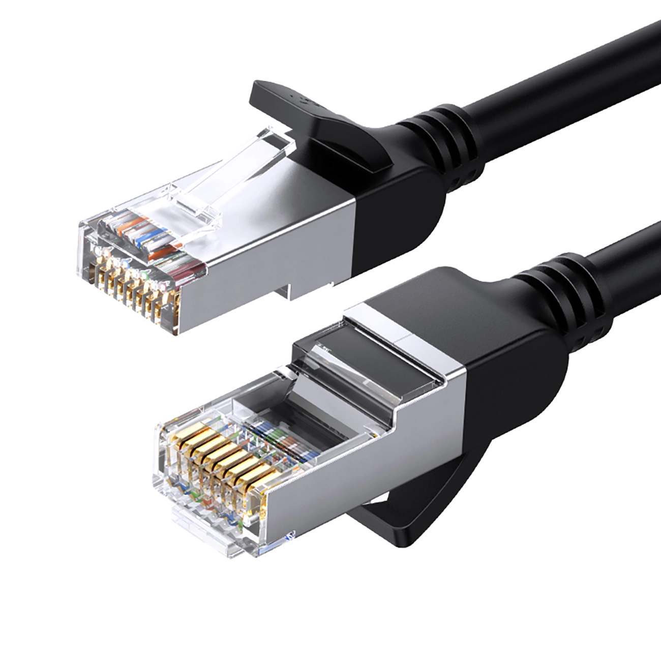 Kábel Ugreen NW101 50194 Ethernet Cat 6 U/UTP okrúhly 5m - čierny