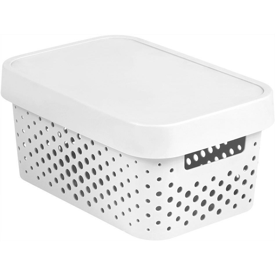 Curver INFINITY DOTS doboz 4,5 L - fehér (04760-N23-00)