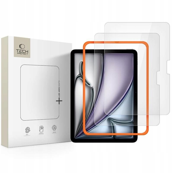 Szkło hartowane Tech-Protect Easy Set+ Apple iPad Air 11" 2024 / 11" 2025 Clear [2 PACK]