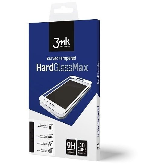  3MK HardGlass MAX iPhone 8 Plus czarny szkło hartowane fullscreen 9h (3M000248)