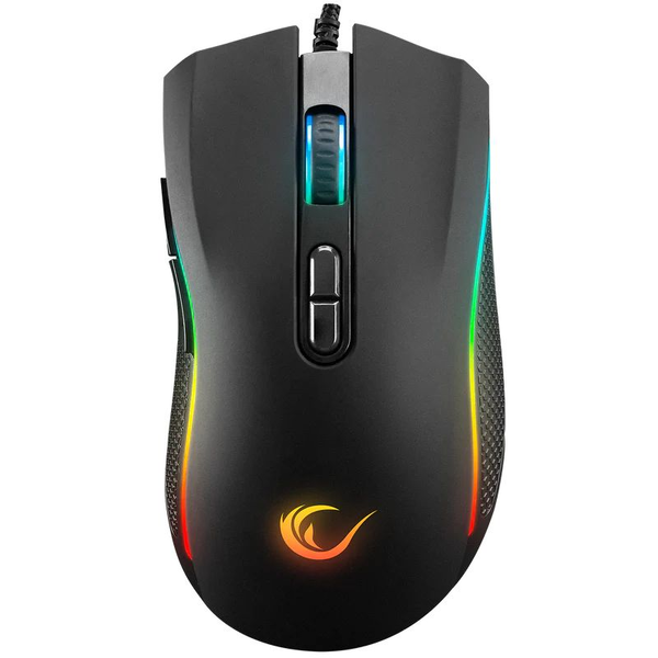 Rampage SMX-R44 V2 Macro Vezetékes Gaming Egér 12800 DPI - Fekete