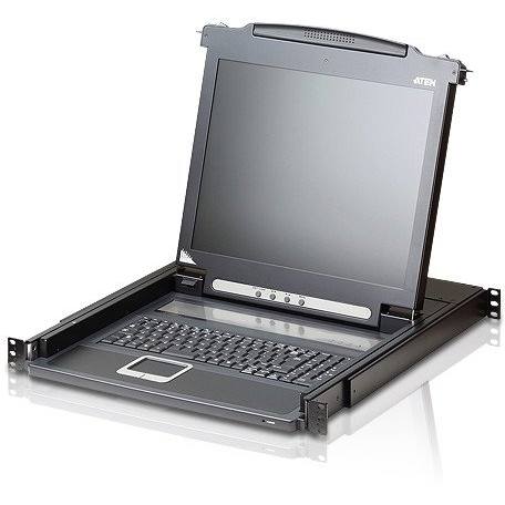 ATEN CL1000M-ATA-2XK07SGG rack console 43,2 cm (17") Zwart 1U