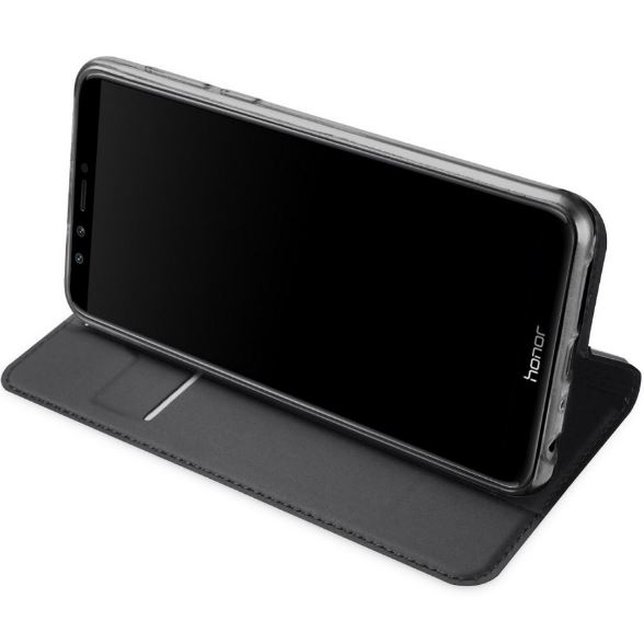 DUX DUCIS Honor 90 Lite 5G bőr hatású tok fekete (GP-146985) (GP-146985)