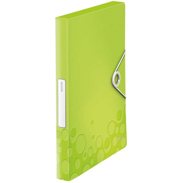 Leitz Wow polipropilén zöld gumis mappa (46290064)