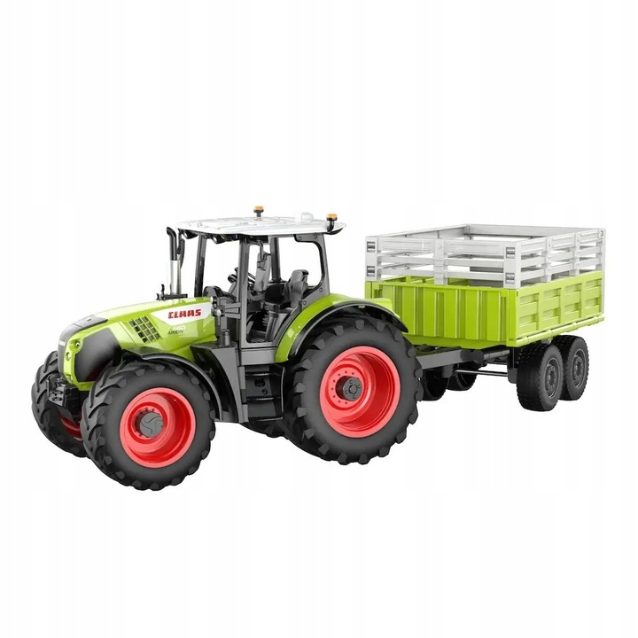 Double Eagle Claas R/C Távirányítós traktor szett utánfutóval 1:24 - Zöld (DO-E685)