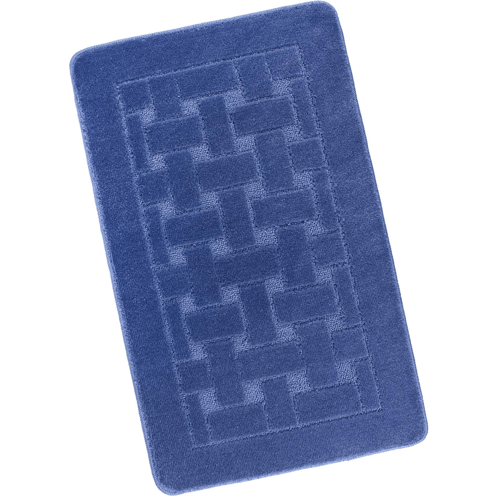 Bellatex Bany Uni 60 × 100 cm 810/009 rectangles blue (11895)