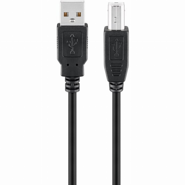 USB kabel Goobay 93598 USB-A na USB-B černý 5 m
