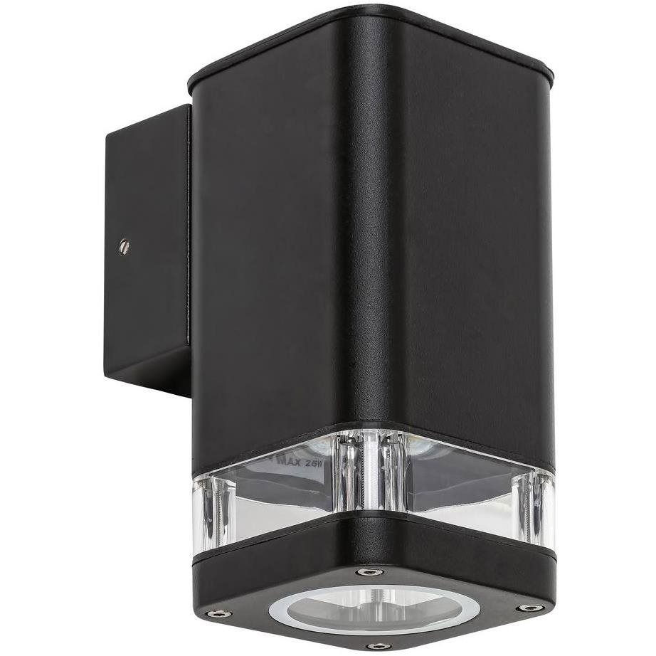 Rabalux Kültéri fali lámpa, 1× GU10/25 W/230 V, IP44, fekete (7955)