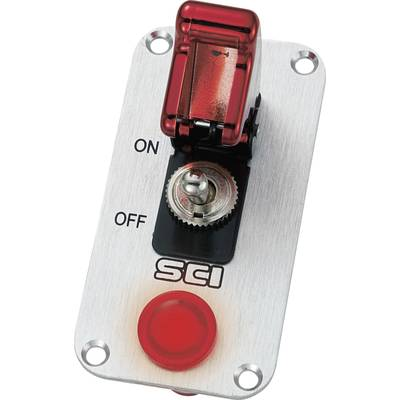 Gépjármű kezelőpanel 12 V/DC 20 A 1 x KI/BE Reteszelő TRU COMPONENTS TC-R18-P1A (1587936)