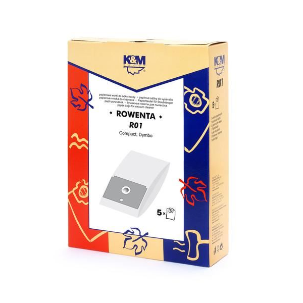 K&M R01 Rowenta kompatibilis papír porzsák 5db (K&M R01)