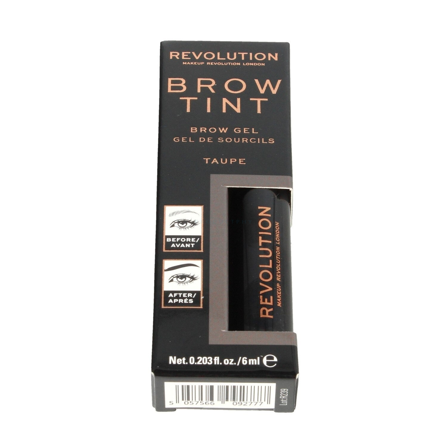 Szemöldökápoló gél Makeup Revolution barna (5057566034715)