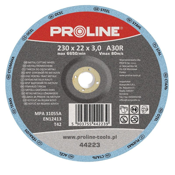 Pro-Line Tarcza do cięcia metalu T42 115mm (44211)