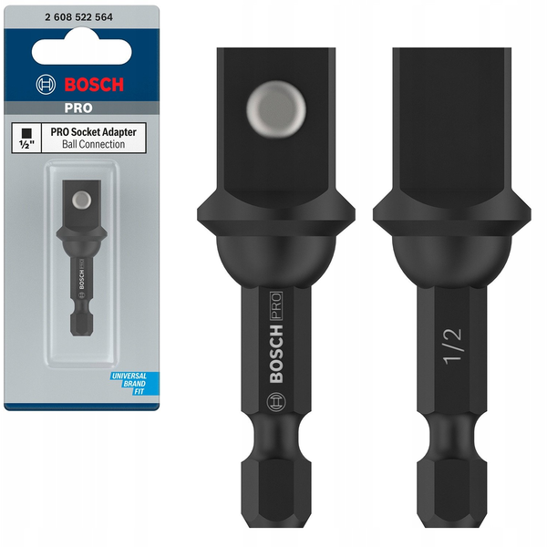 Bosch Professional  (2608522564) (2608522564) Ütvefúró dugókulcs betét Elhajtás 1/2 (12.5 mm) 1 db