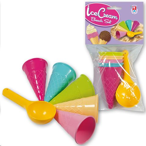 Androni Giocattoli Ice Cream 6 részes homokozó csomag (3405-0000) (3405-0000)