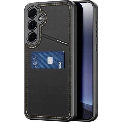 Samsung S25 Dux Ducis Rafi Ii Mag Szilikon Telefonvédő Kitámasztó, Magsafe, Fekete (6971824161250)