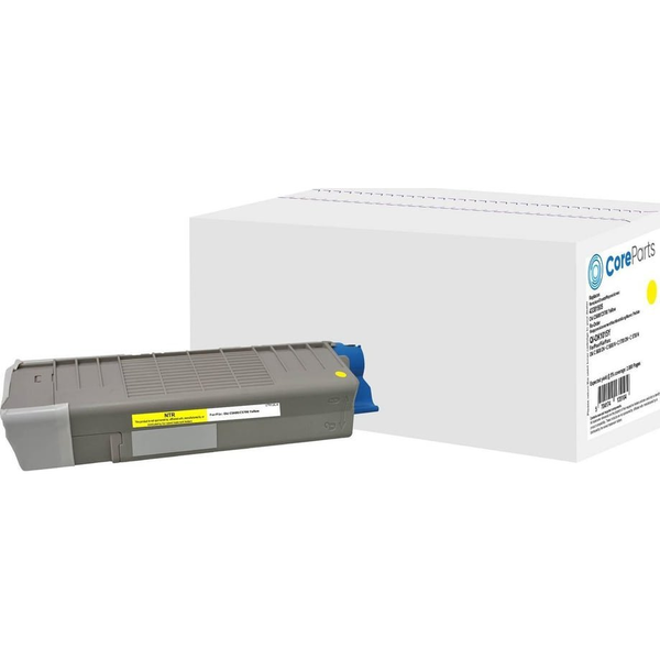 CoreParts QI-OK1015Y tonerpatron 1 stk Kompatibel Gul