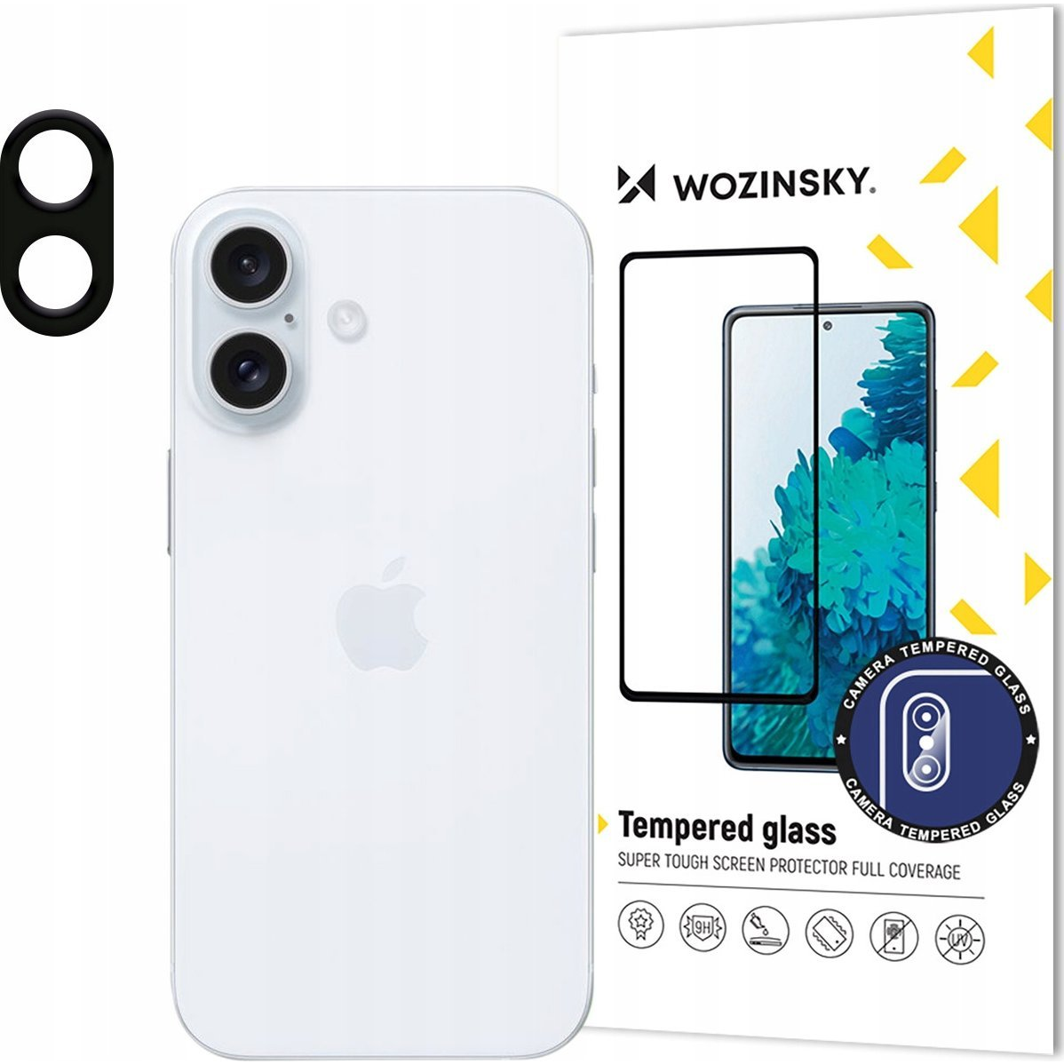 Wozinsky Full Glass 9H Kamera Lencse Védő Edzett Üveg The iPhone 16 Plus (5907769364310)