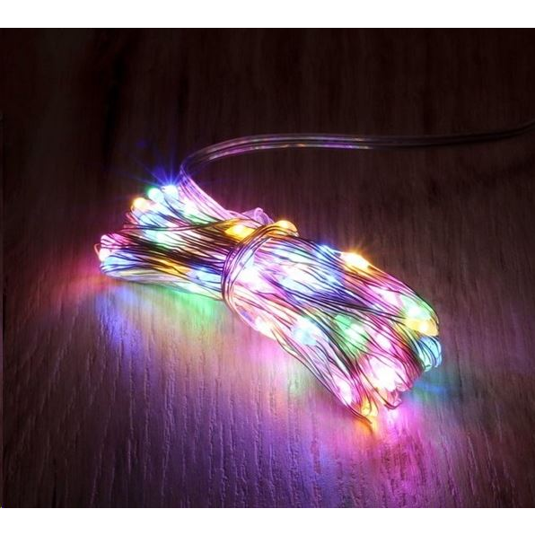 IRIS 4615974 8 програми 10m/дистанционно управление/няколко цвята/100бр LED/USB светлинна декорация